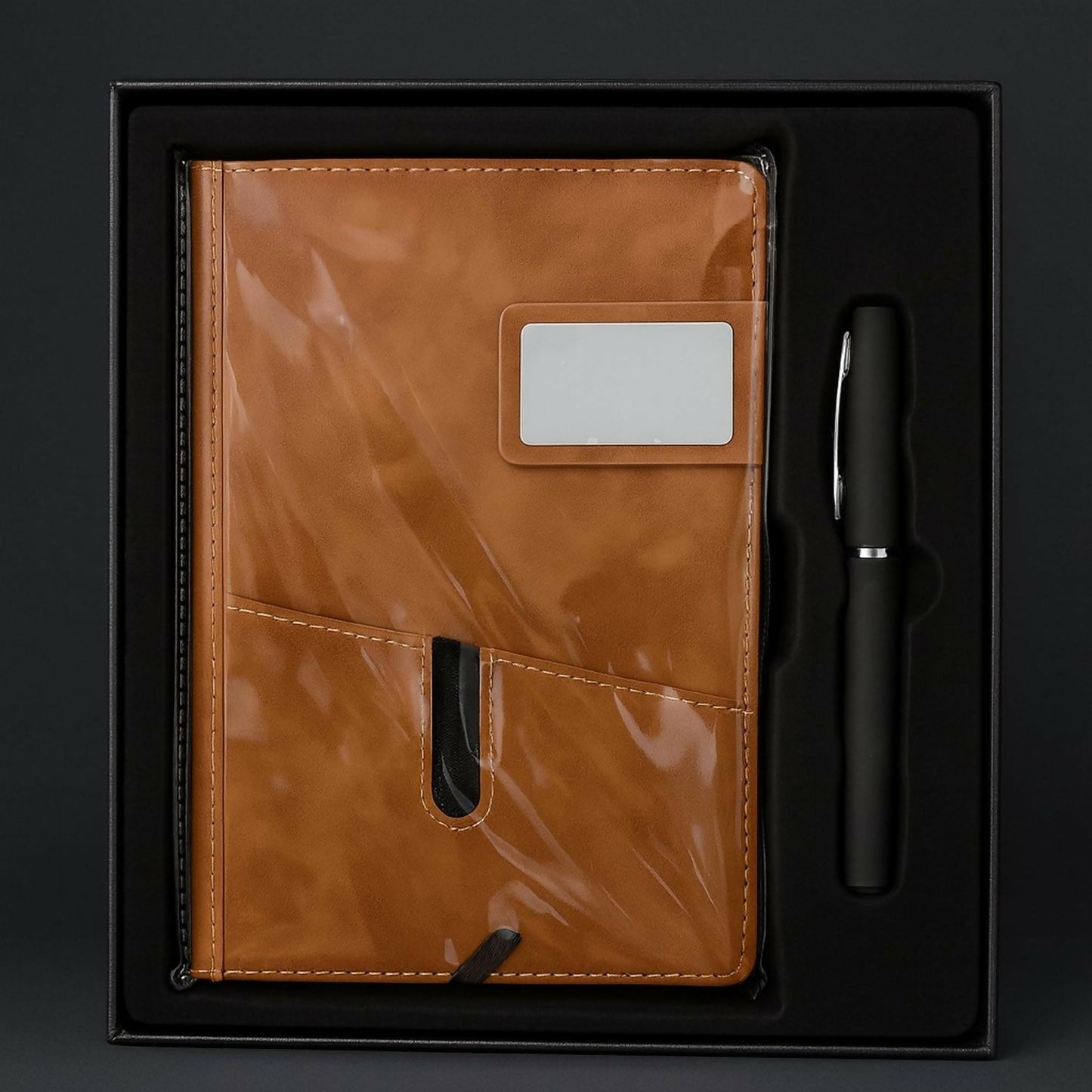 Premium Executive Notebook Diary with Pen Gift Set – A5 Size Office Planner, Stylish PU Leather Cover, Corporate Gift Combo for Men & Women, Business Meetings, Personal Writing, Daily Notes & Gifting