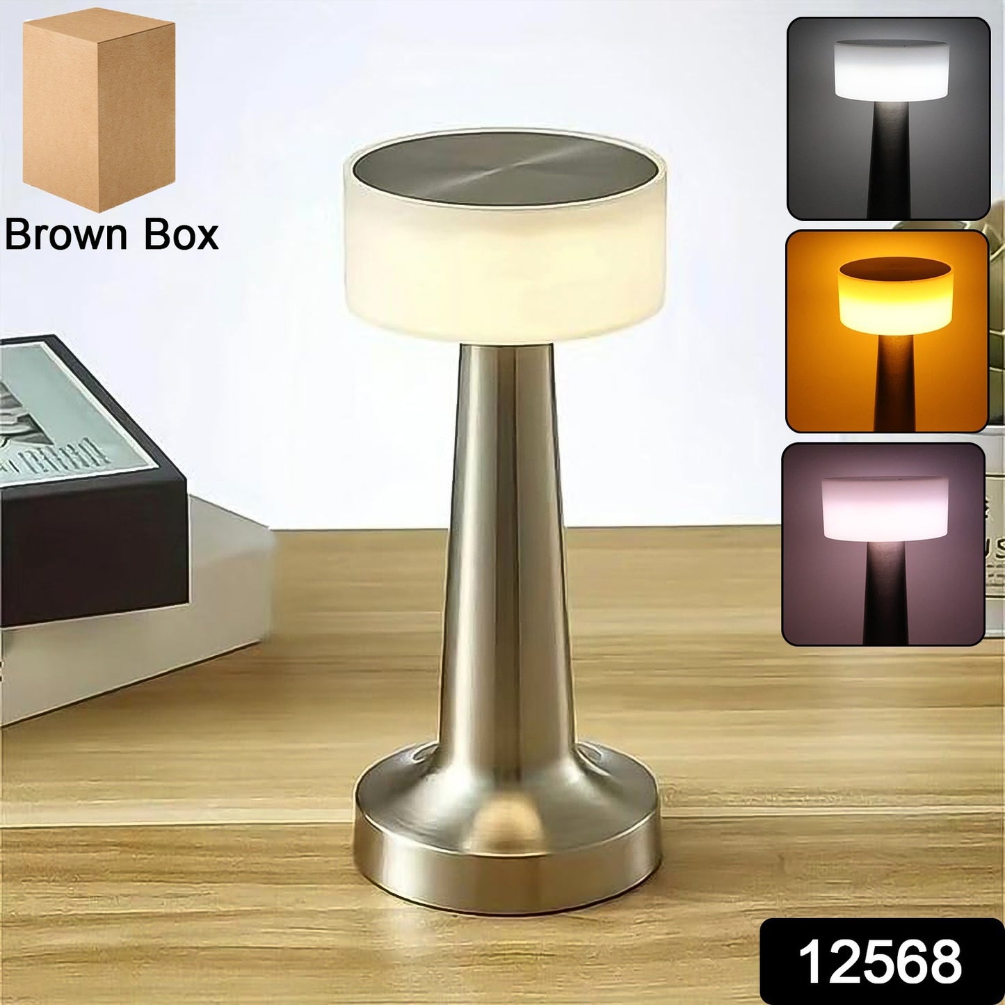 Rechargeable LED Touch Sensor Table Lamp (1 Pc)