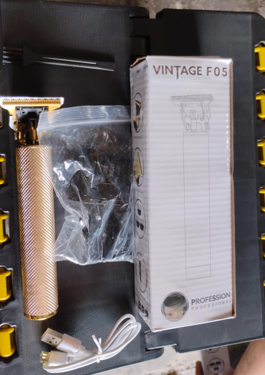 पुरुषों के लिए हेयर ट्रिमर हेयर स्टाइल ट्रिमर, प्रोफेशनल हेयर क्लिपर, इलेक्ट्रिक शेविंग मशीन पुरुषों के लिए ड्राई शेविंग - हेयर शेविंग और ट्रिमिंग दाढ़ी 4 एडजस्टेबल ब्लेड क्लिपर, ऑयल, क्लीनिंग ब्रश के साथ