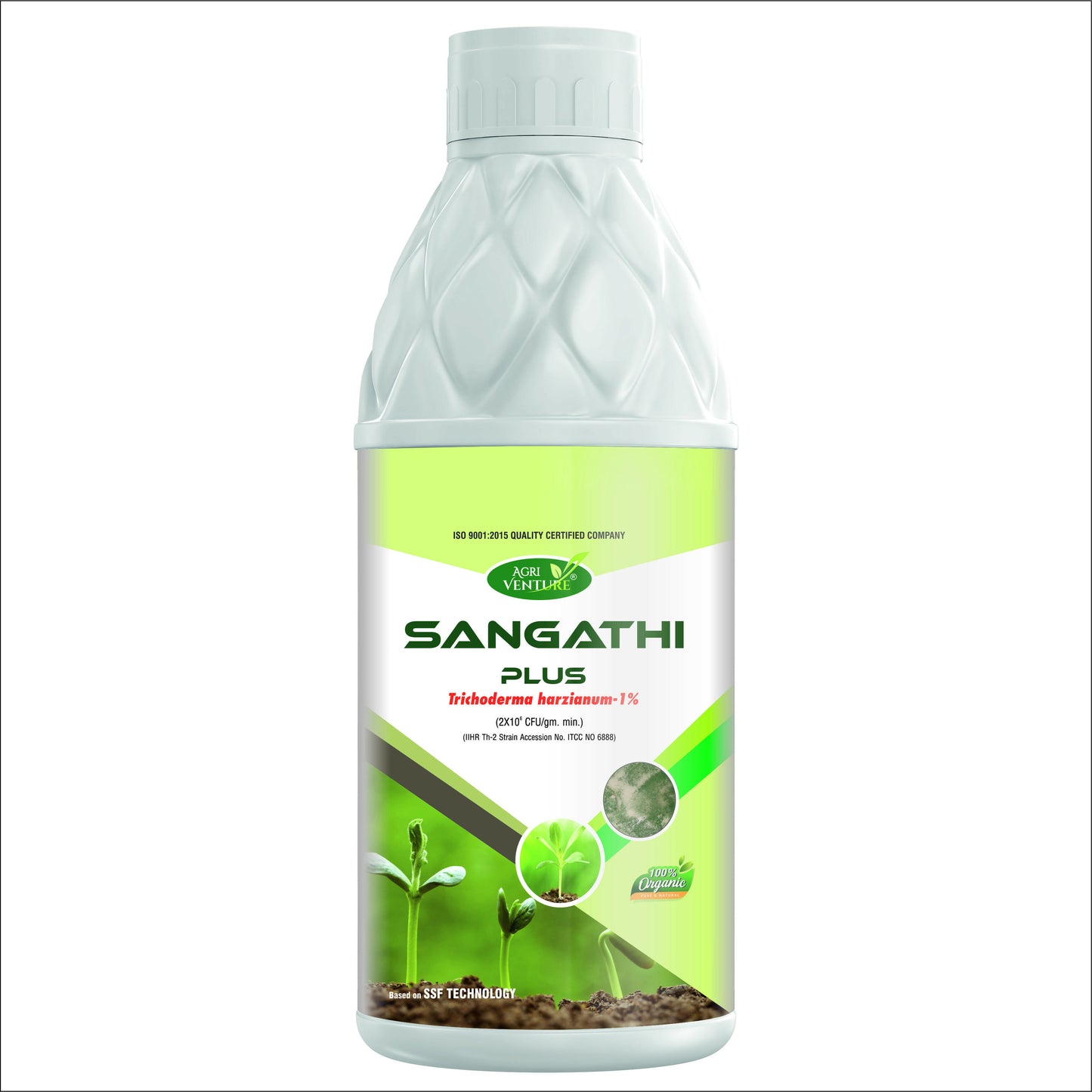 AgriVenture SANGATHI PLUS ( Trichoderma Harizianum 1% ) Bactericide, Organic Product BIO FUNGICIDES (1Ltr)