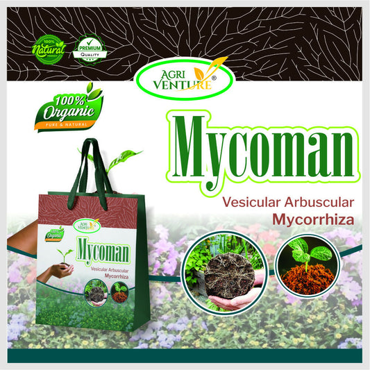 AgriVenture MYCOMAN (Vesicular Arbuscular Mycorrhiza) Support To Proper Development Bactericide Organic Product BIO FUNGICIDES (2 KG)