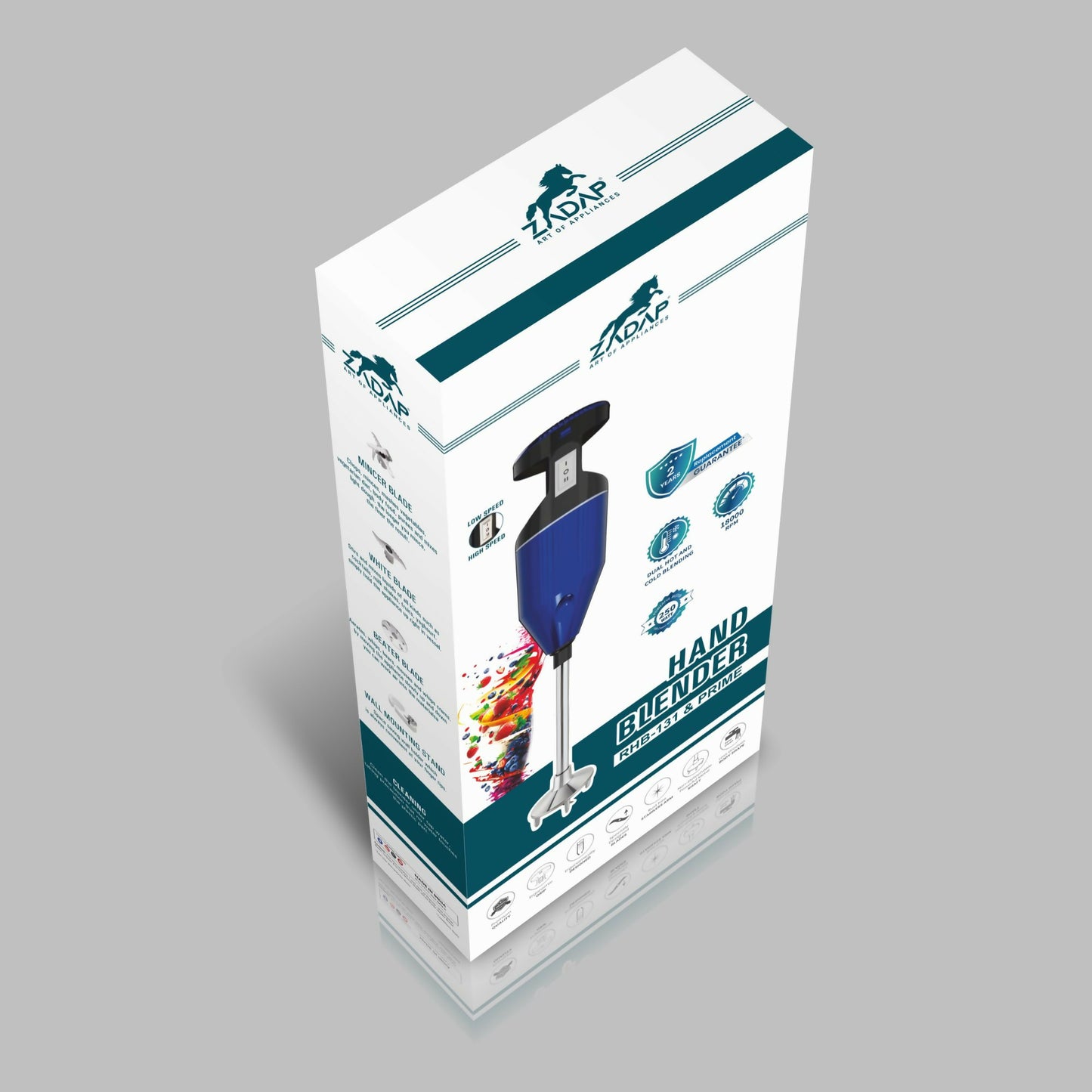 ZADAP RHB-131 PRIME 250W Hand Blender