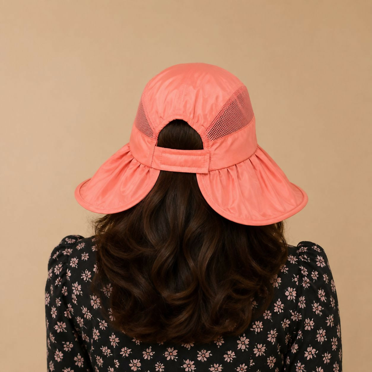 Women’s Foldable Wide Brim Sun Visor Hat for Summer Outdoors