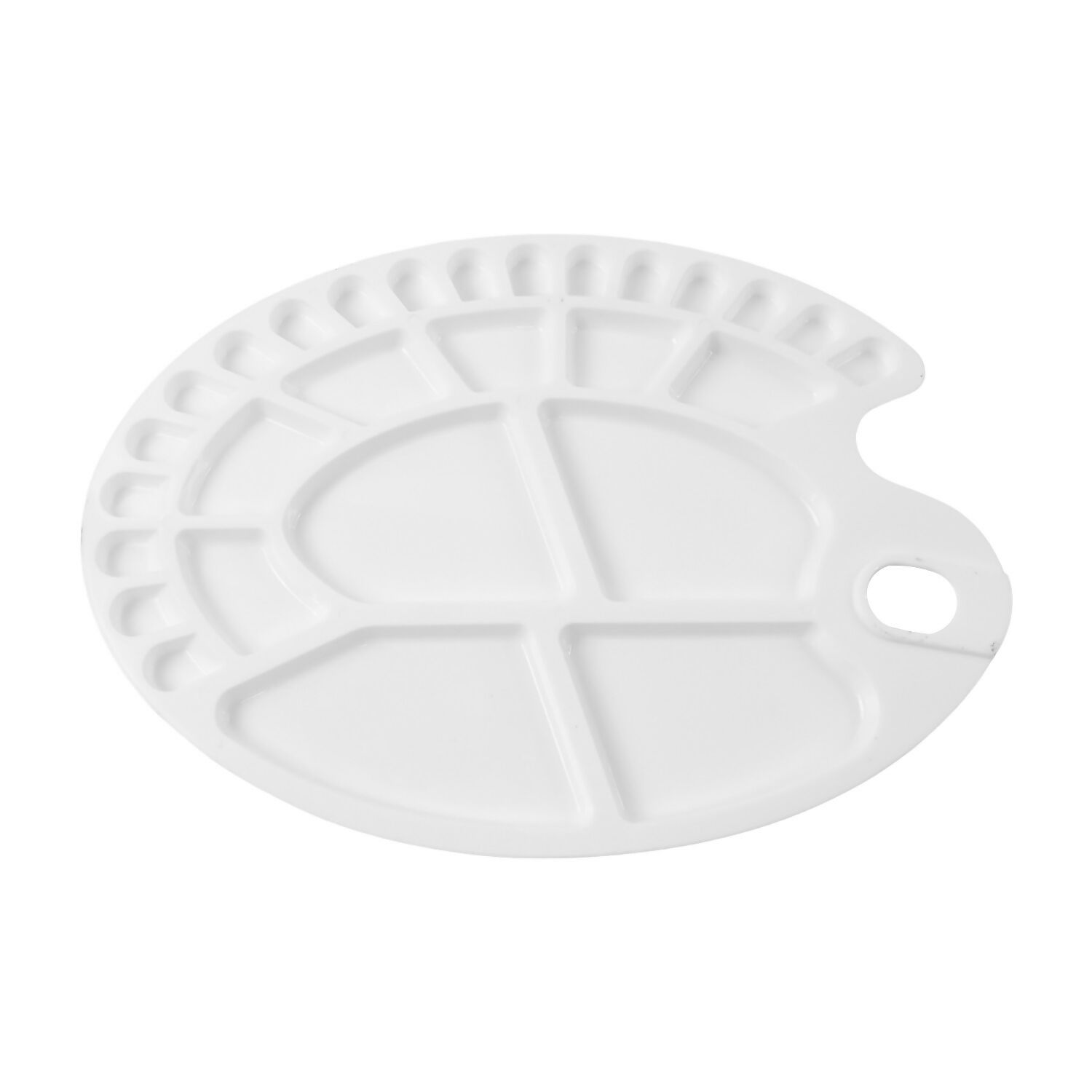 Khyati Colour Mixing Plate – Oval Large Paint Palette for Artists and Students