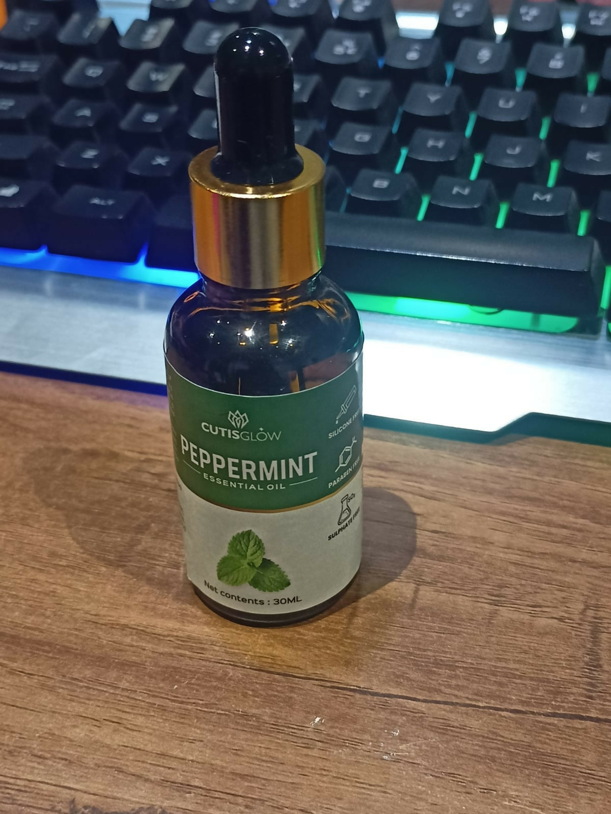 Eyelet Peppermint Essential Oil – 100% Pure & Natural Oil for Skin, Hair, Aromatherapy & Relaxation – 30ml