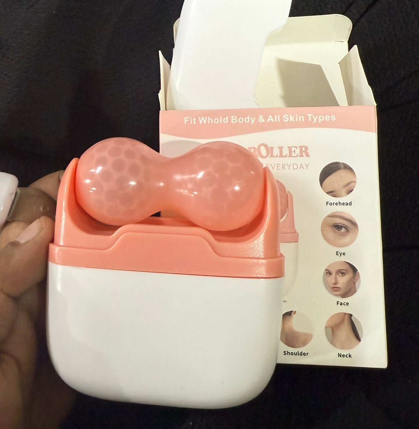 Ice Face Roller for Skin Care, Cooling Massager for Face, Neck & Body