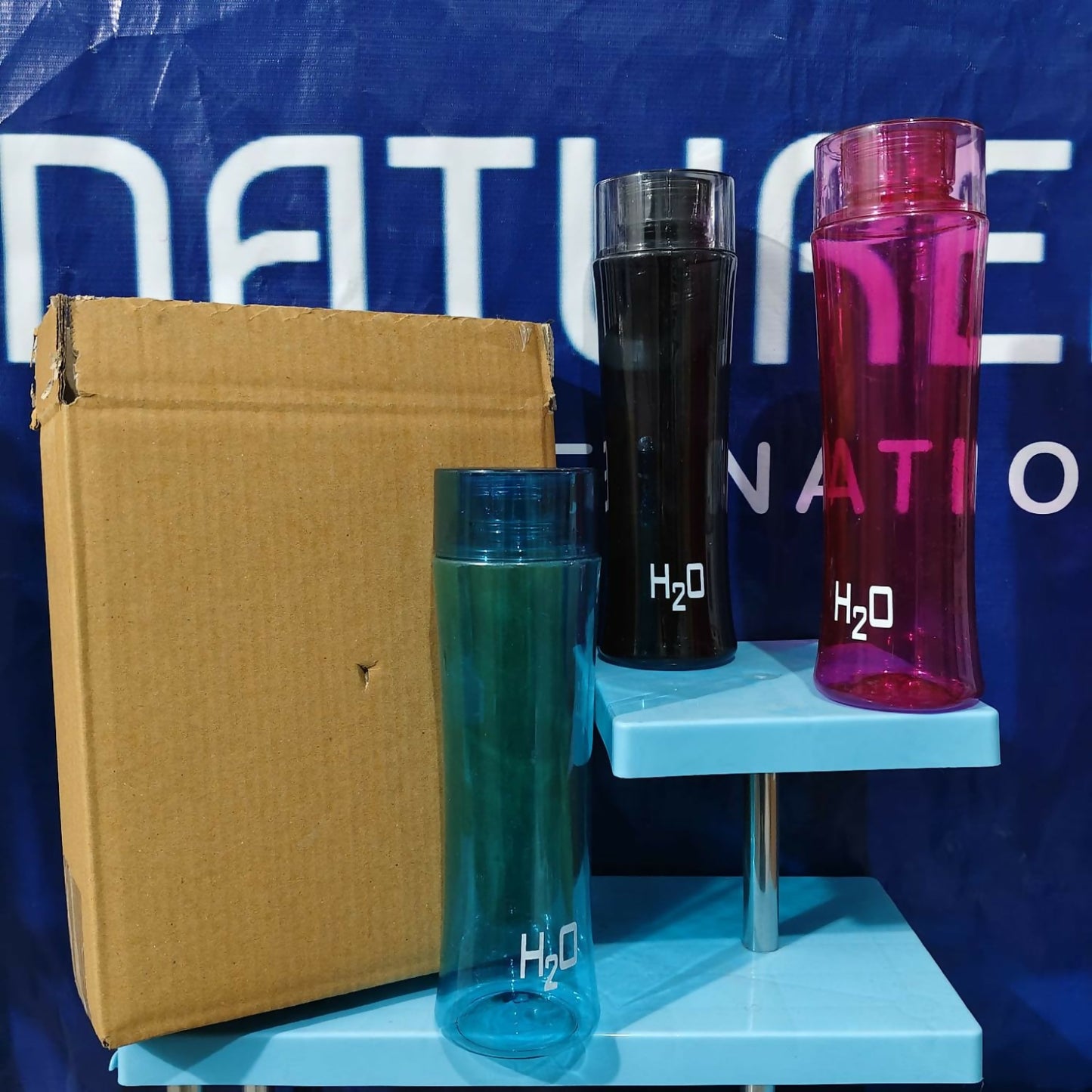 Slimy Round pet water bottle 3 pcs set