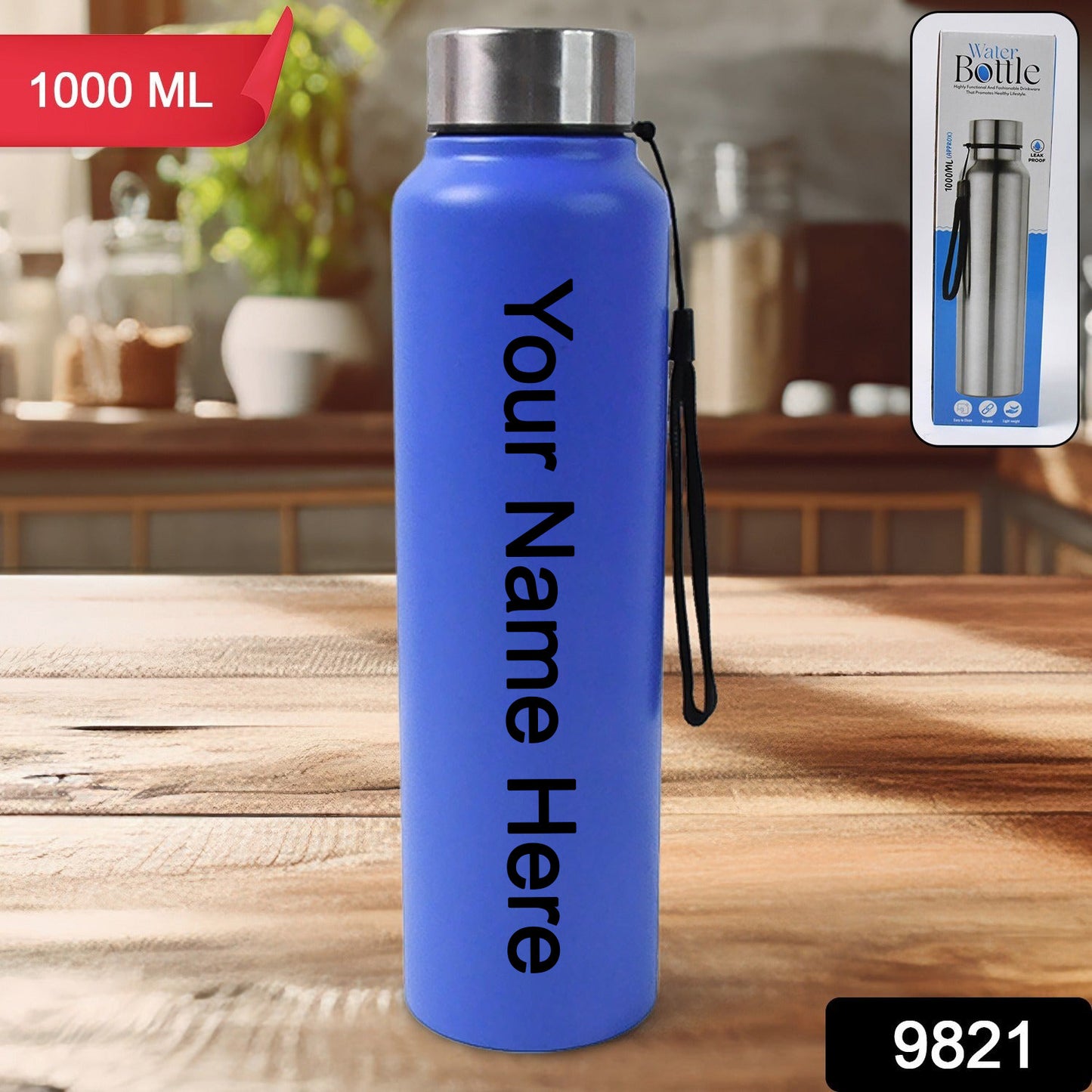 Stainless Steel Vacuum-Insulated Water Bottle 1000ML