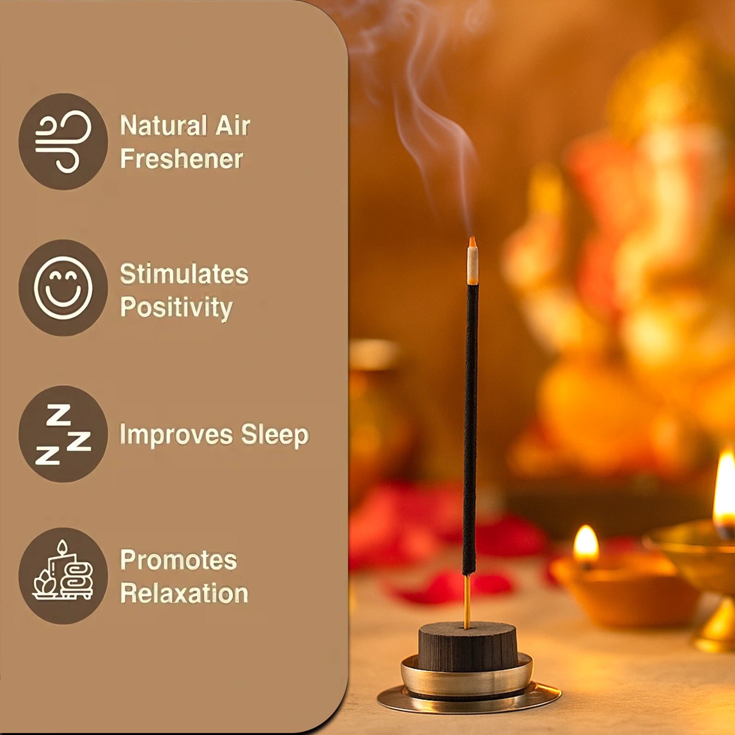 Lavender Premium Masala Stick Agarbatti Relaxing Natural Aroma for Puja (90gm)