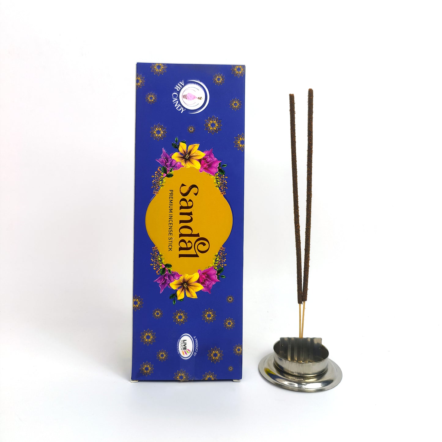 Premium Sandal Incense Sticks – Long-Lasting Fragrance for Puja, Meditation & Home Freshness (90gm)