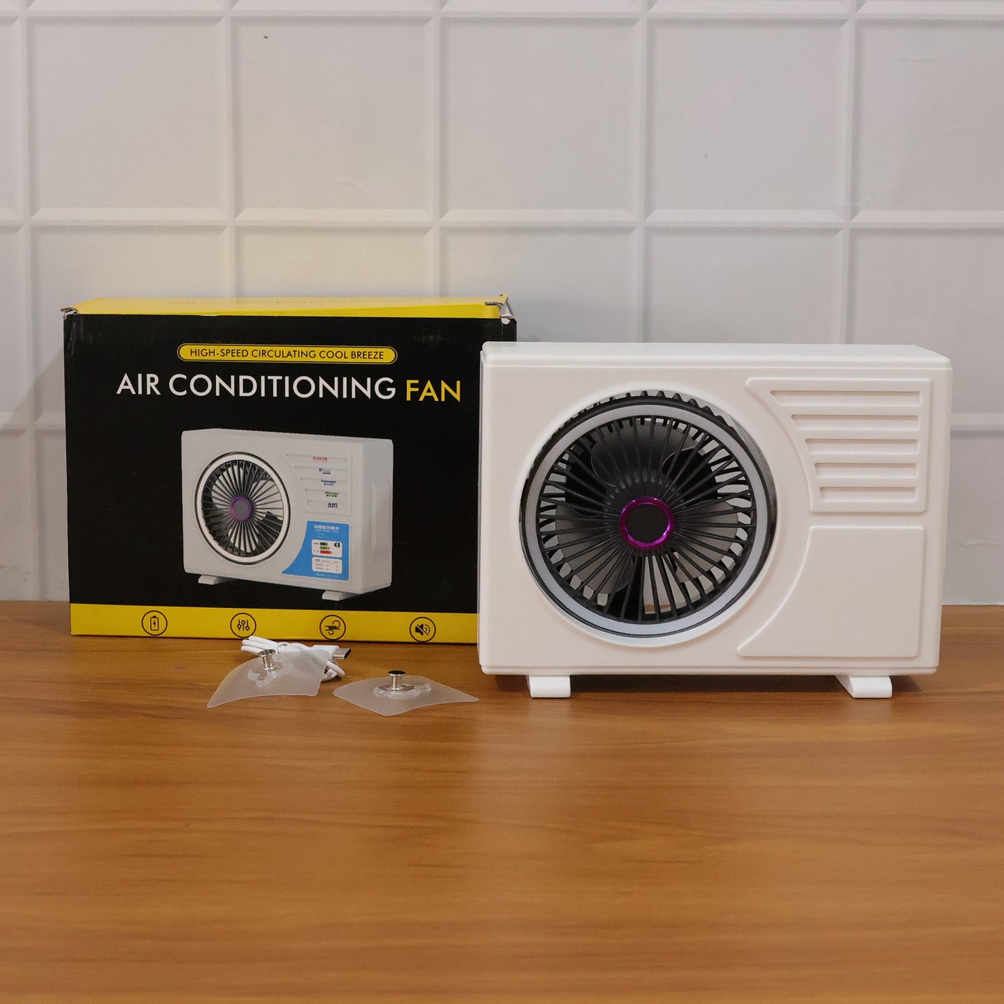 mini fan cooler with portable design