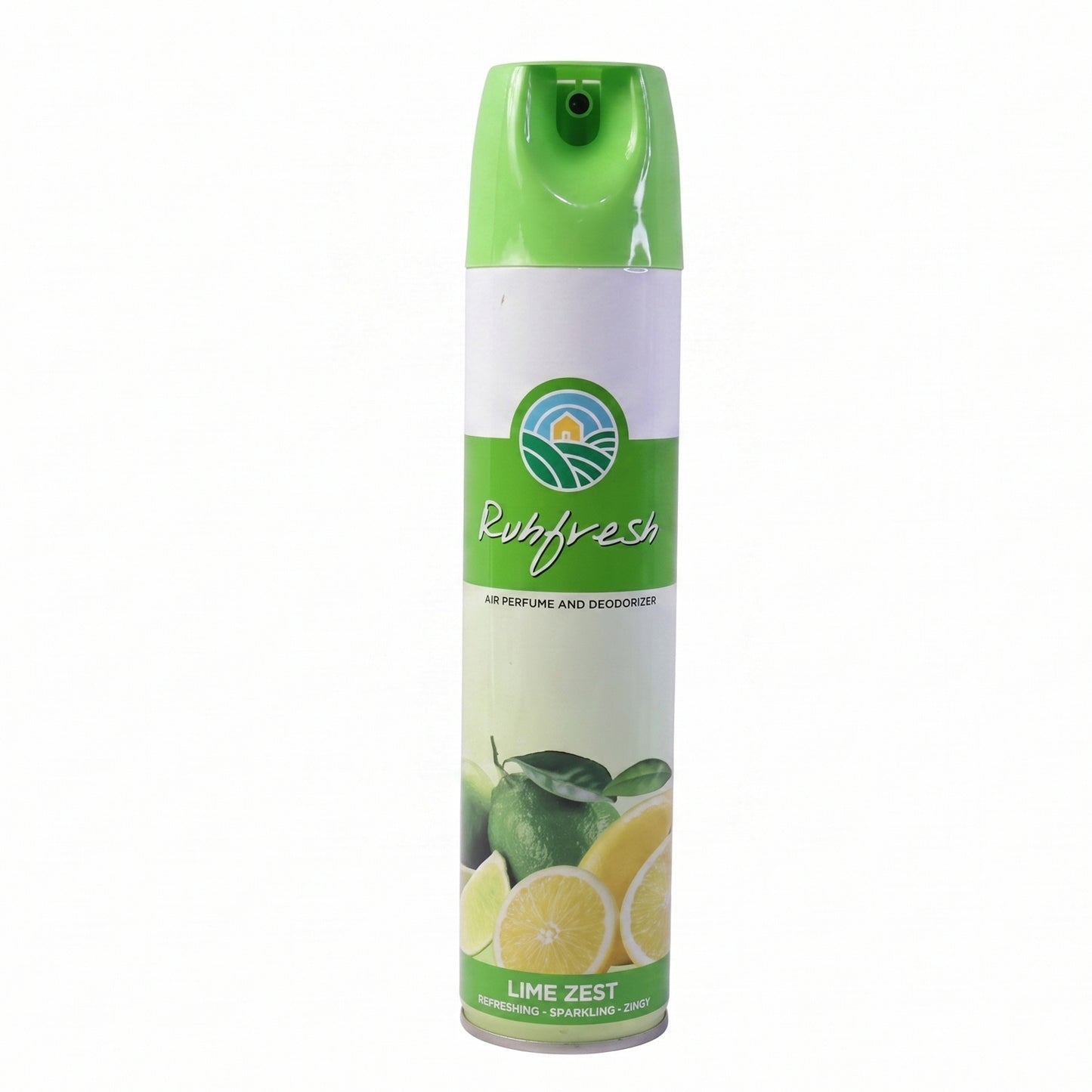 Lime Zest Air Freshener Spray bottle close-up