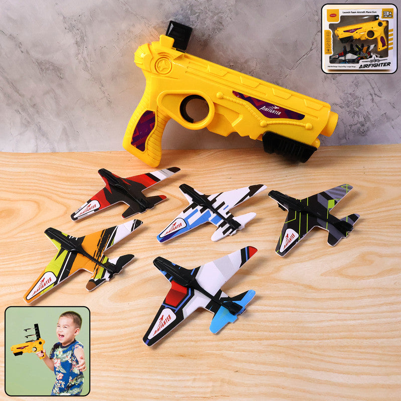 Airfighter Toy Plane Gun Set – Launch Gliders & Fun Games for Kids