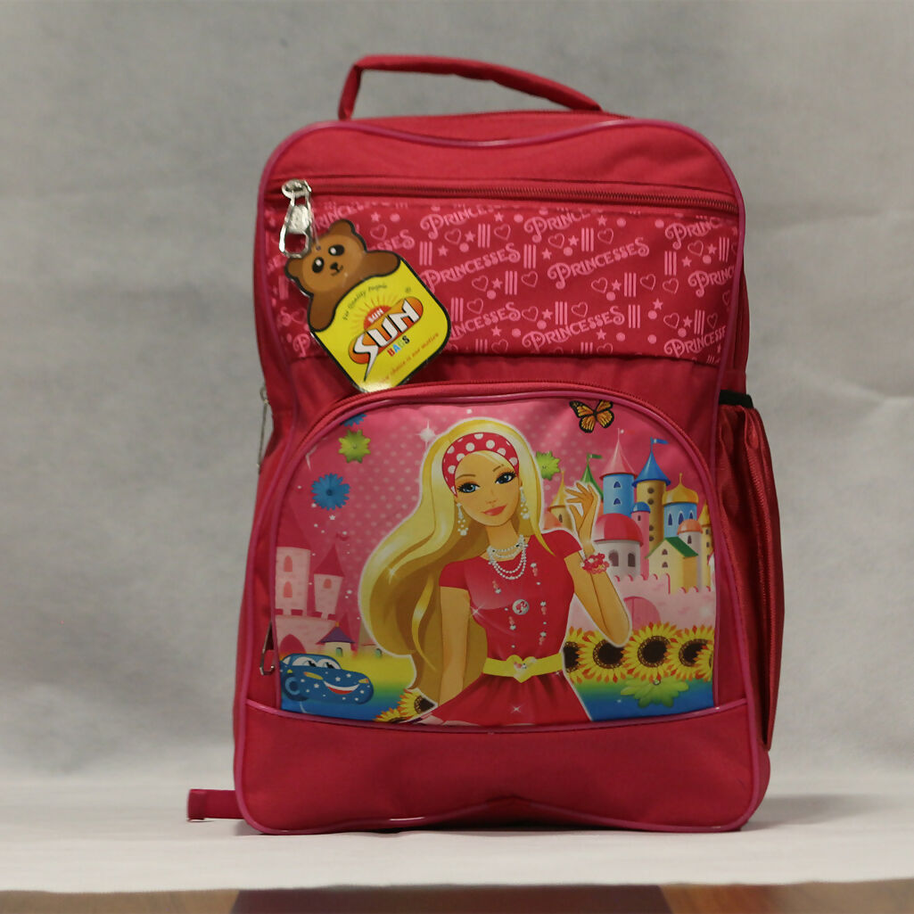 Multi-Color Kids Backpack with Cartoon Print | School Bag