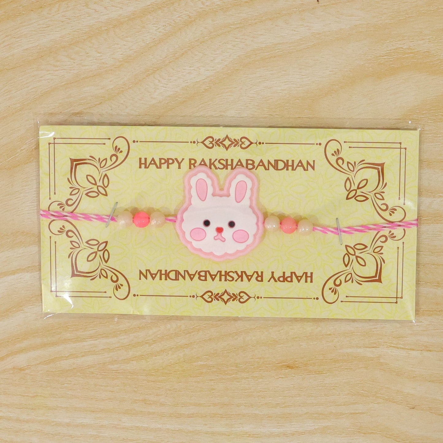 Bunny Character Kids Beaded Rakhi for Brother Designer Style (10pcs)