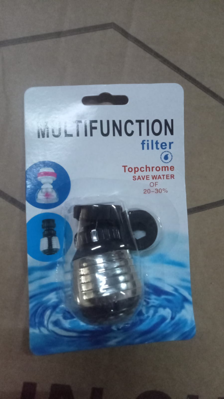 नल बब्बलर, नल एरेटर, पानी फिल्टर 360 डिग्री सिंक रसोई, बाथरूम, घरेलू उपयोग, उच्च दबाव पावर स्प्रे, चढ़ाना, रसोई बाथरूम के लिए (1 पीसी)