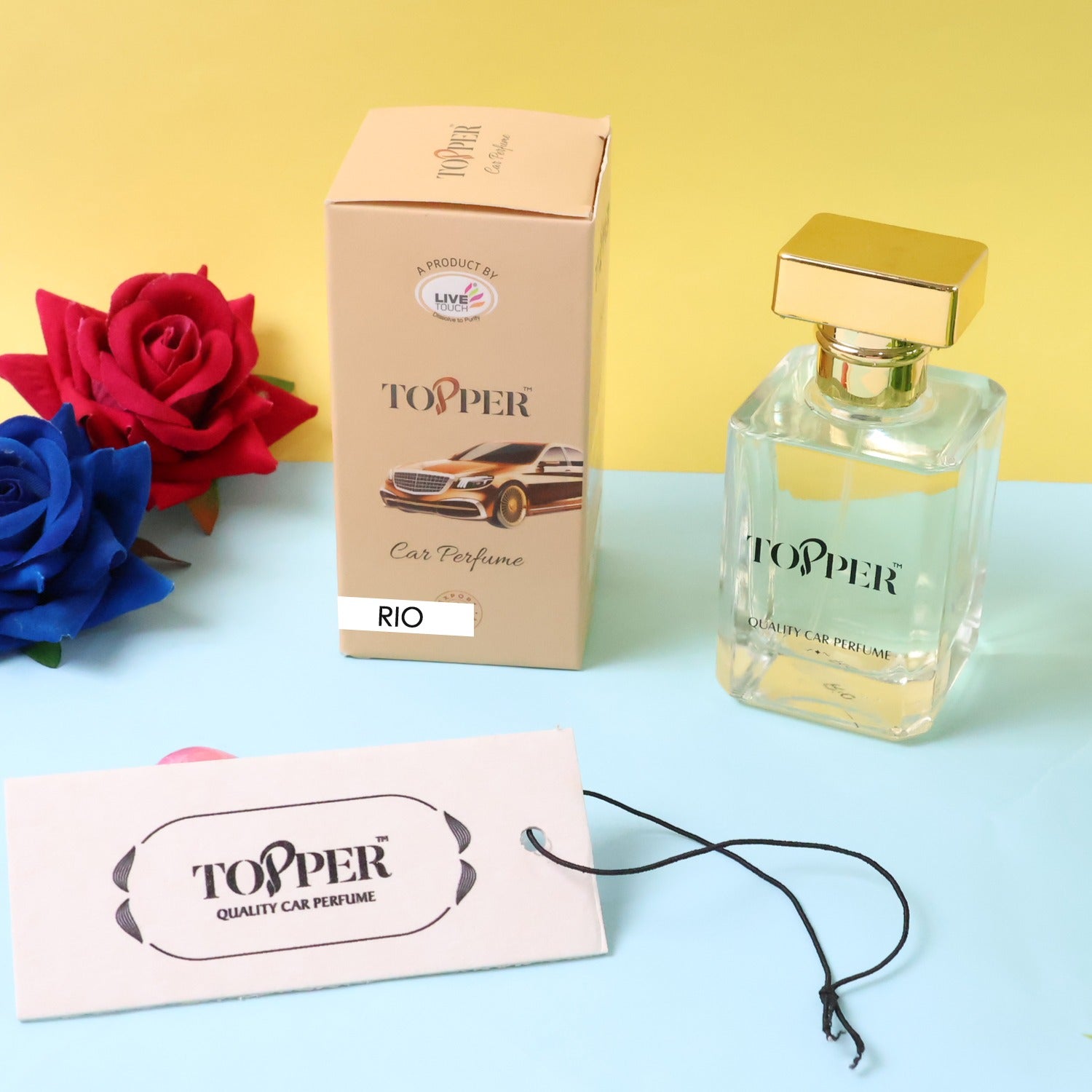 Topper Rio Premium Car Perfume With Rich Fregrence (50ml)