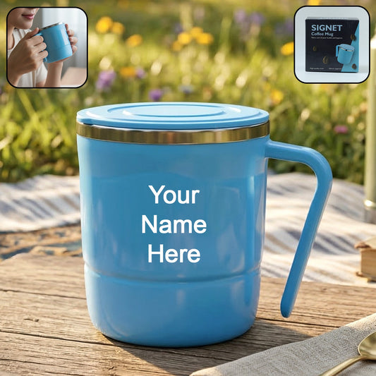 Customize 350ml Stainless Steel Mug: Insulated, Leakproof Lid, Hot/Cold (Mix Color)