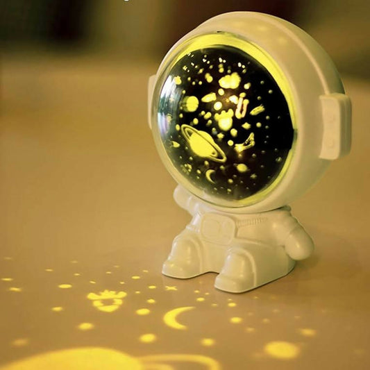 Astronaut Star Projector Night Light with Galaxy Effects & USB Power
