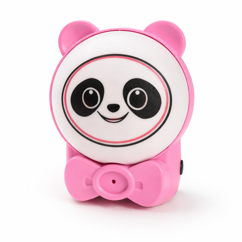 Panda Shape Plug-In LED Night Lamp for Kids Room, Bedroom & Nursery(COLOR MAY VARY)