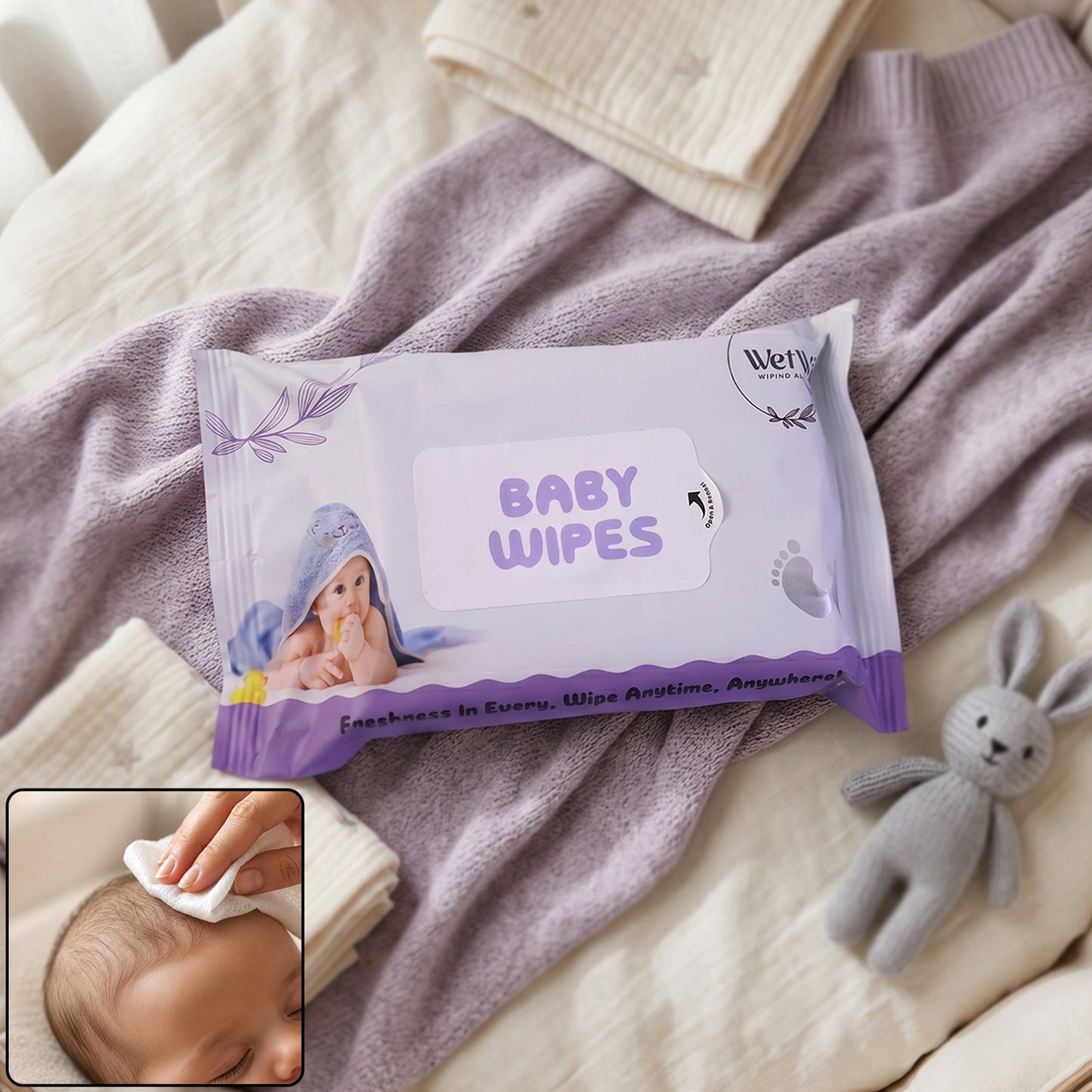Wetwisk travel fresh baby wet wipes