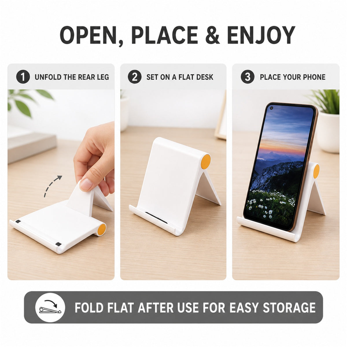 12786_white_foldable_desktop_mobile_stand usage