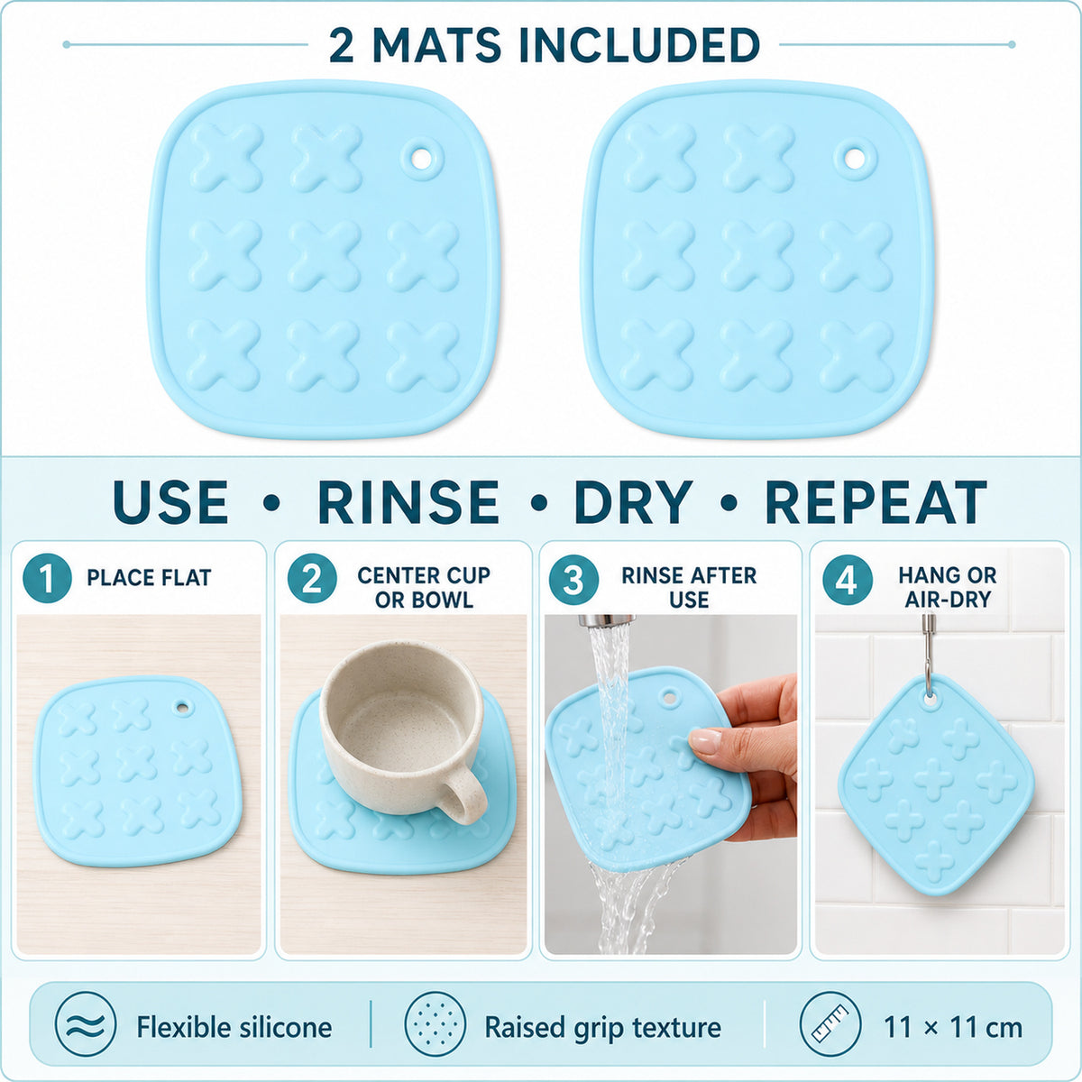 10698_premium_sili_cup_coaster_mat_2pc usage