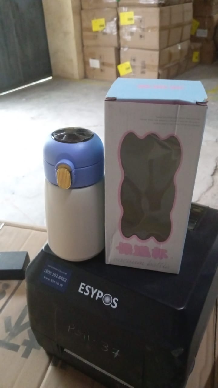 स्मार्ट वैक्यूम इंसुलेटेड पानी की बोतल एलईडी तापमान डिस्प्ले के साथ (लगभग 300 एमएल)