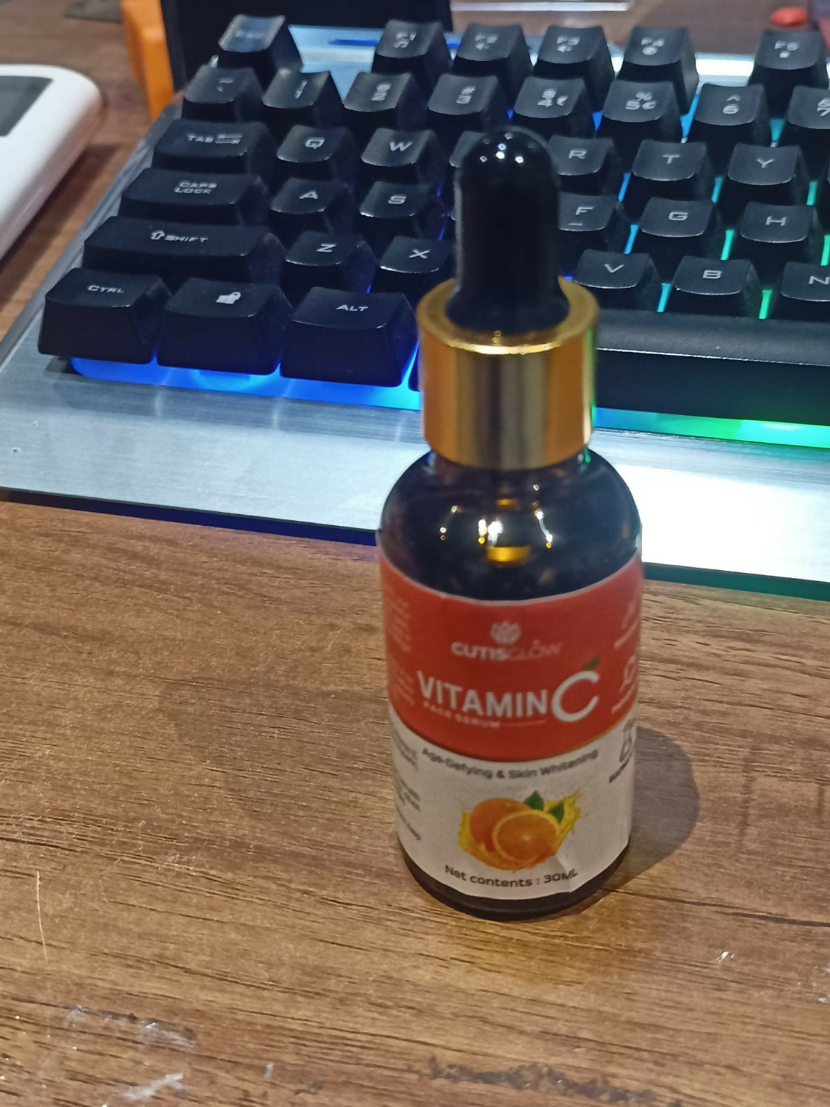 Eyelet CutisGlow Vitamin C Face Serum – Brightening & Anti-Aging Serum for Glowing Skin, Dark Spot Reduction & Hydration (30ml)