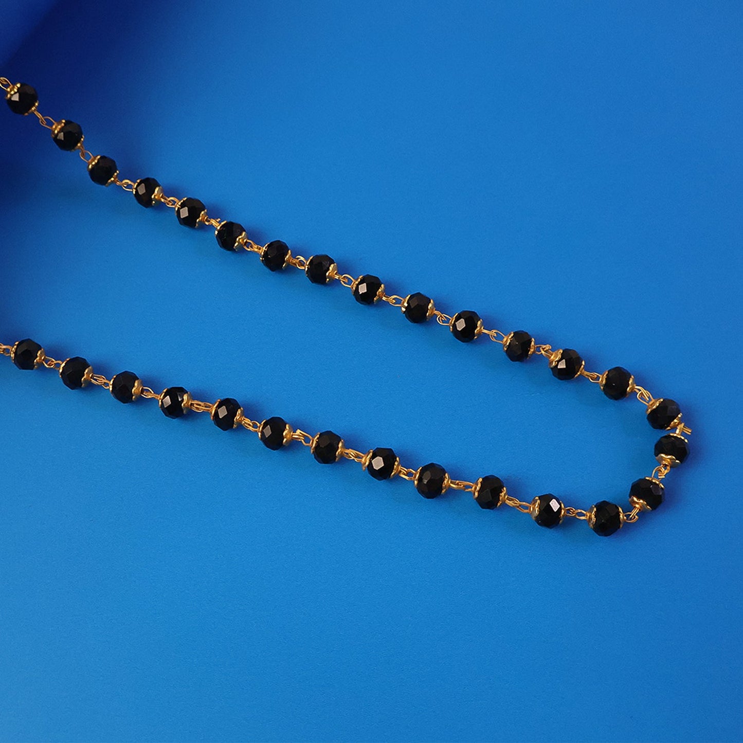 Black Beads Mangalsutra Necklace – Elegant Traditional Jewelry for Women