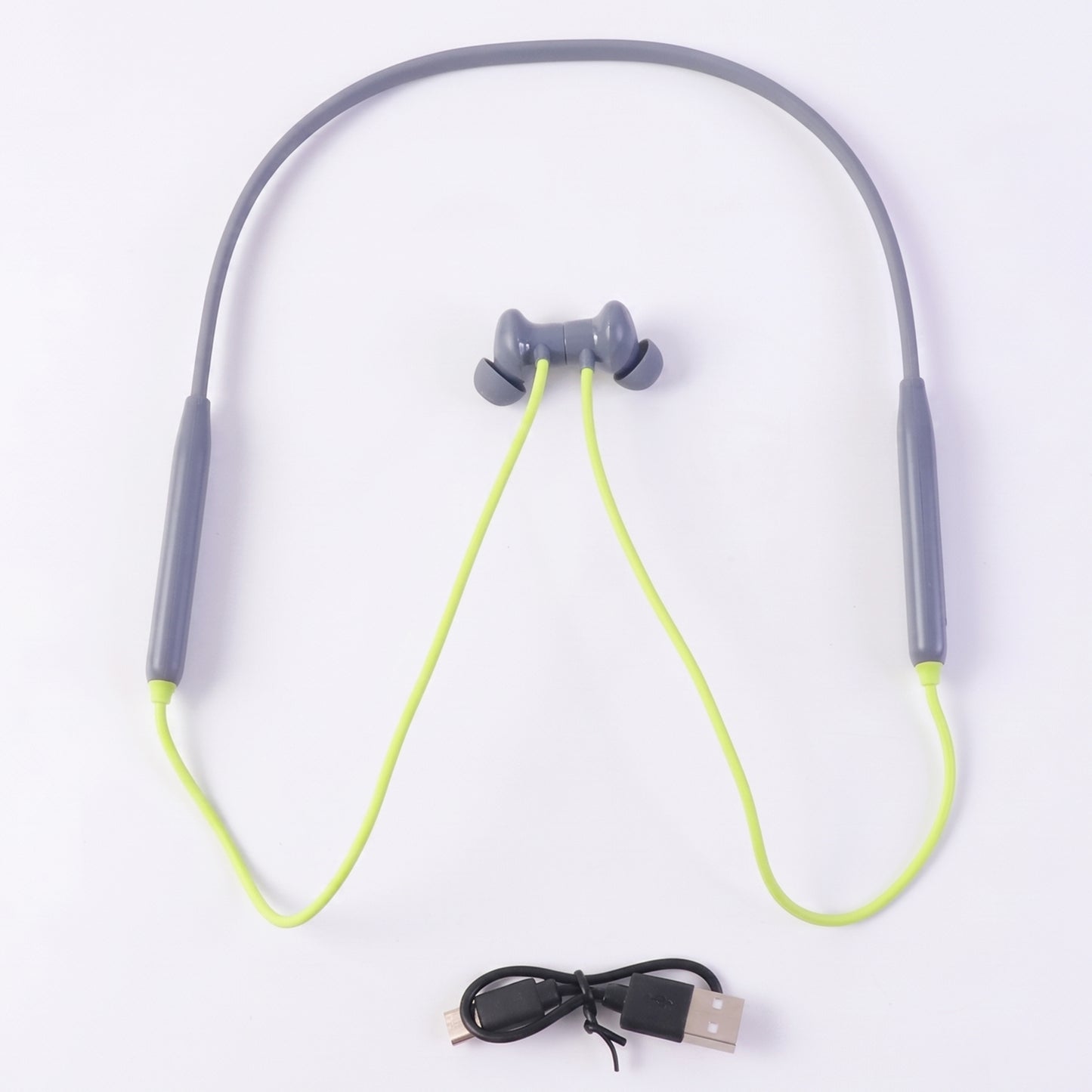 Wireless Bluetooth Neckband Earphones, Neck band with Magnetic On / Off Earbuds