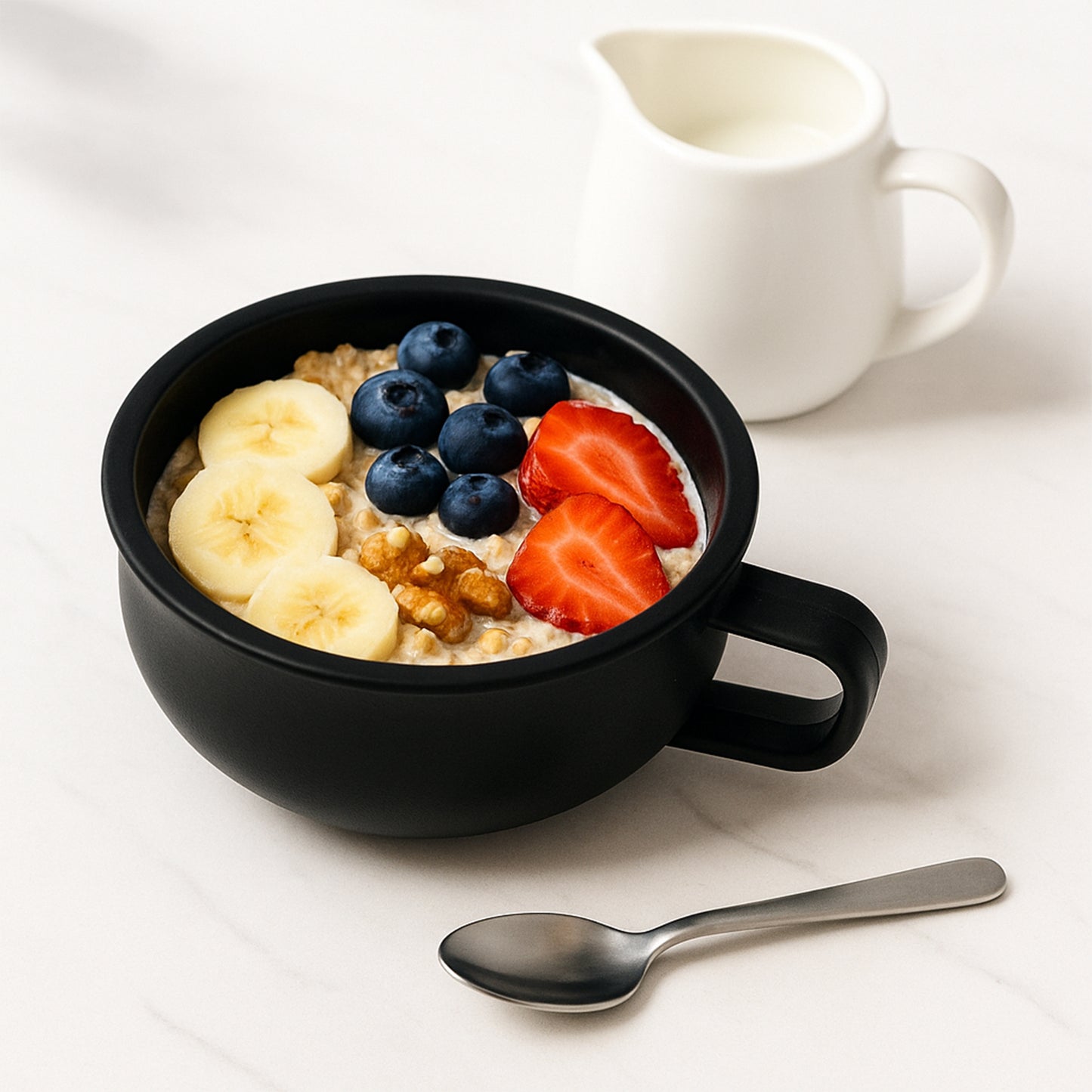 Premium Large-Capacity Deep Handle Bowl (1 Pc)