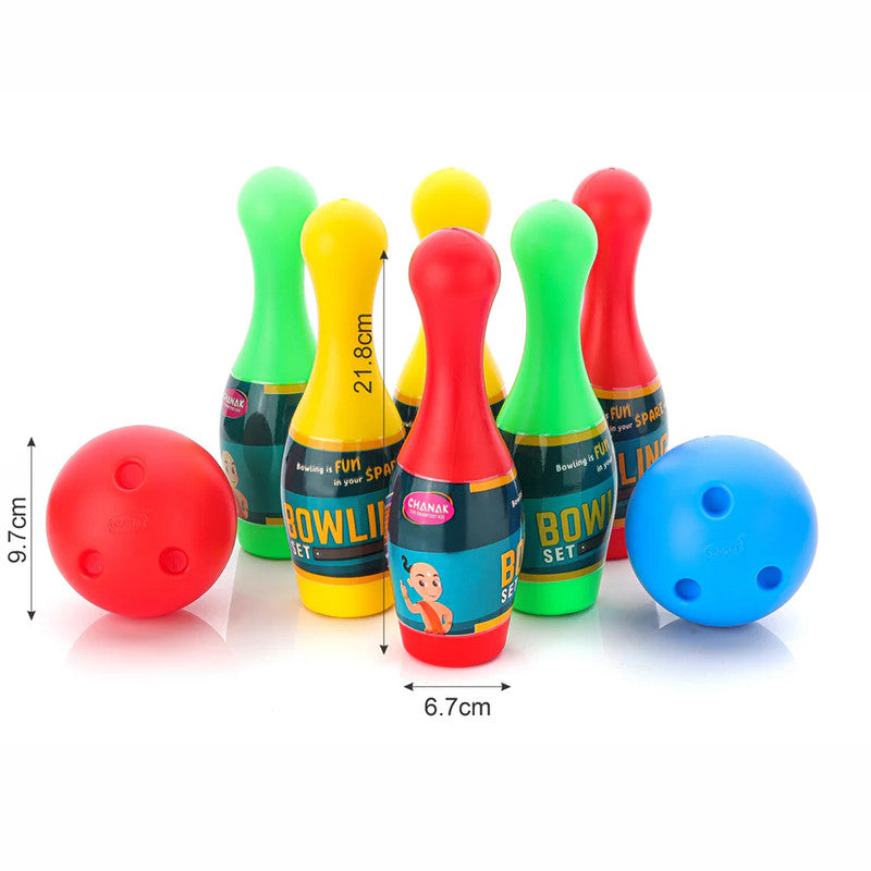 Aditi Kids Indoor Bowling Set with Colorful Pins & Soft Balls – Fun Skill-Building Play Game