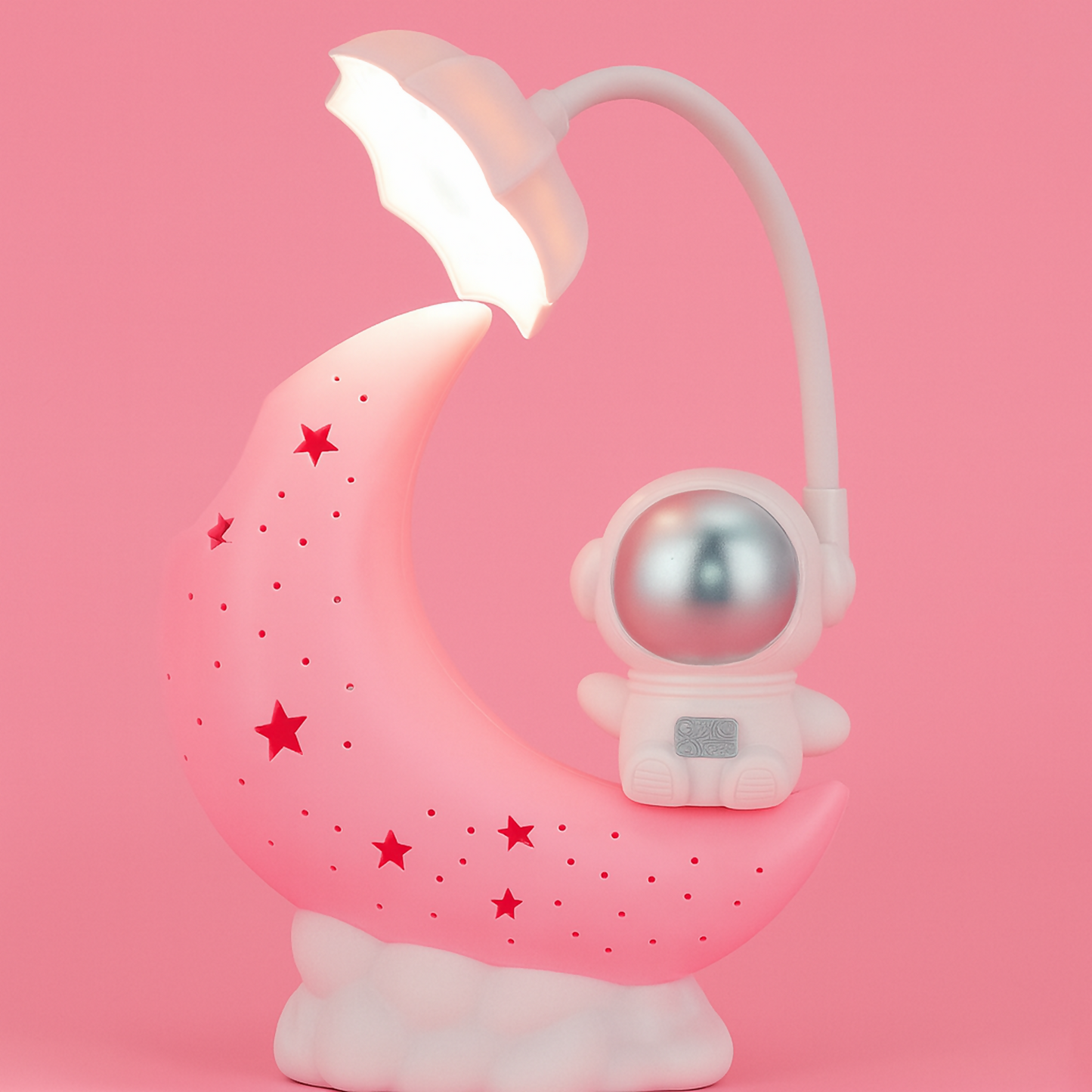 Cute Space Theme Table Lamp for Bedroom, Nursery & Gifts