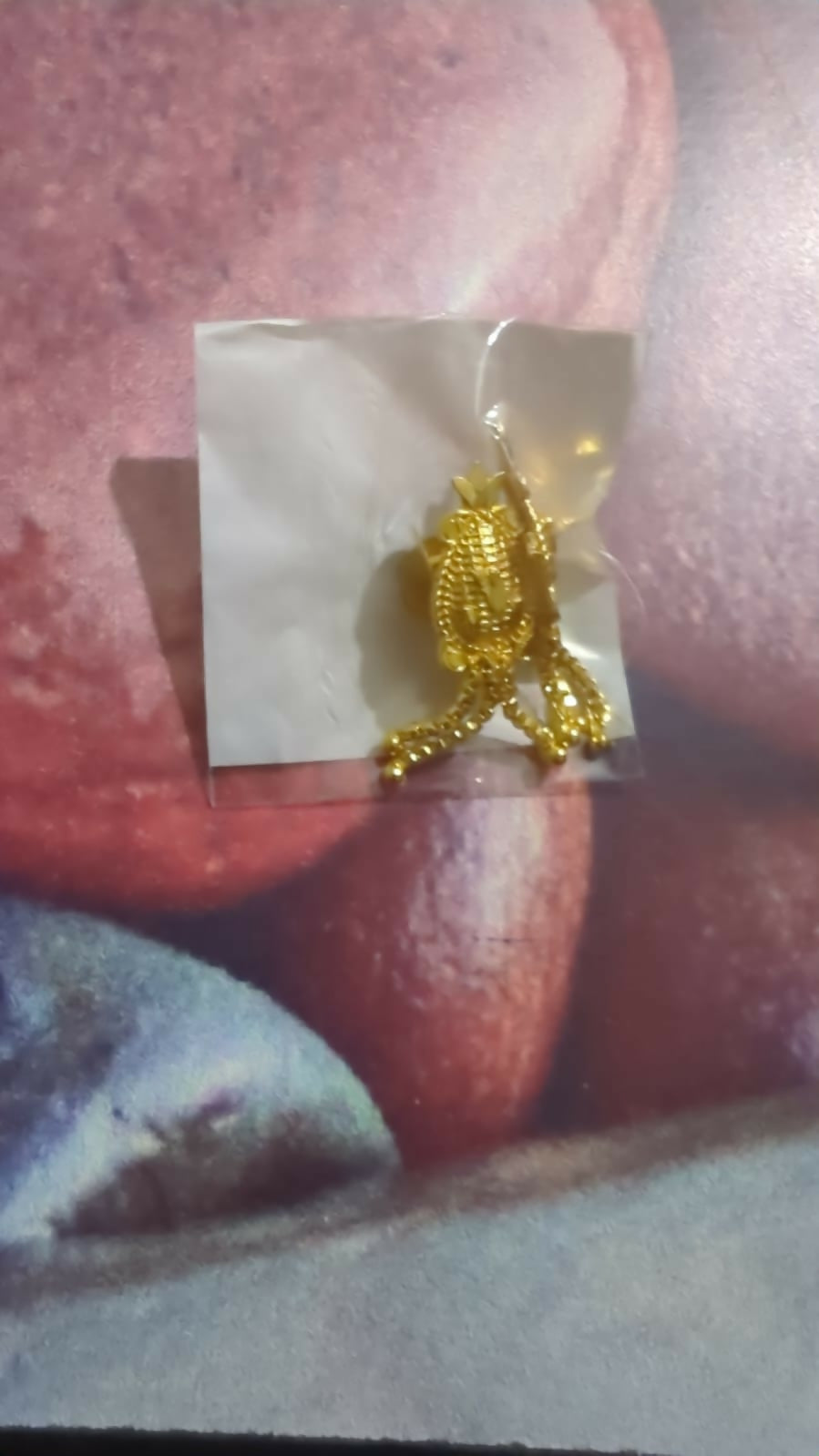Nice 3 Line Golden Earrings for Women & Girls – Traditional Fancy Jewellery Gift