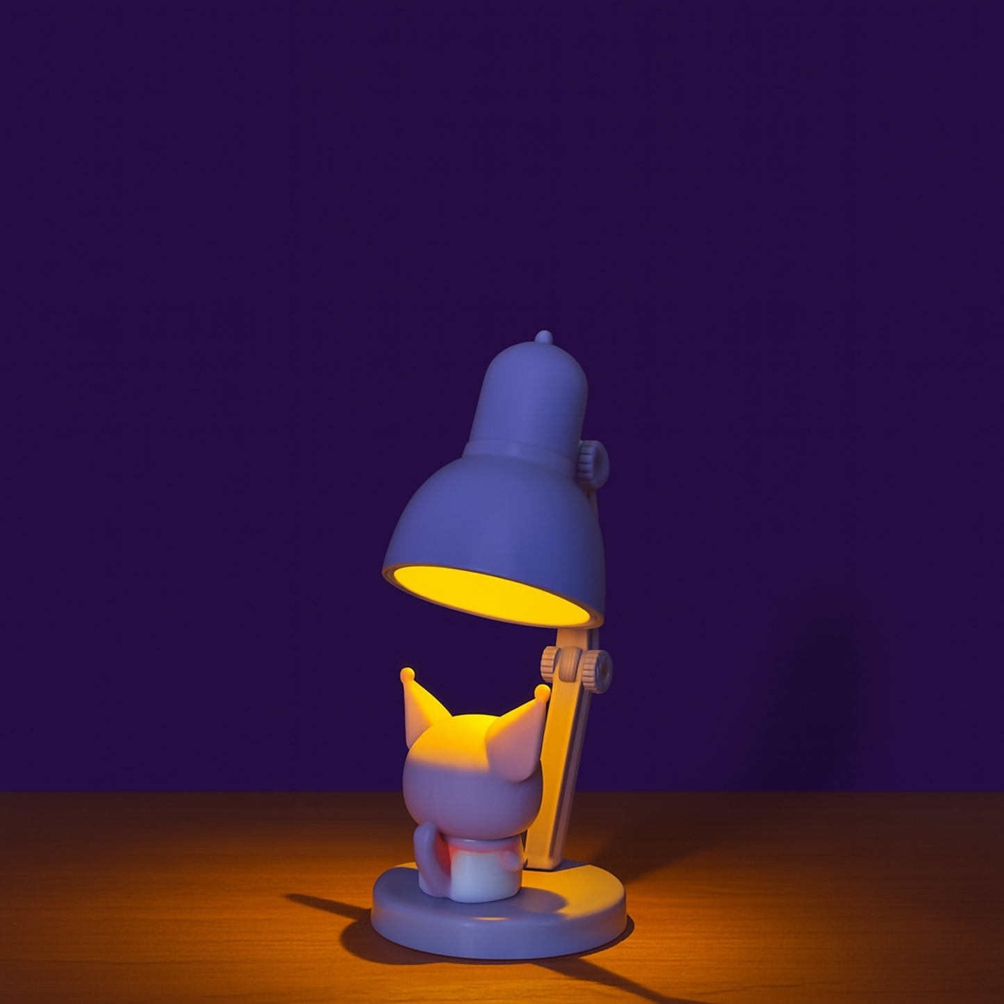 Cute Cartoon LED Desk Lamp with Night Light, Adjustable Study Lamp for Kids