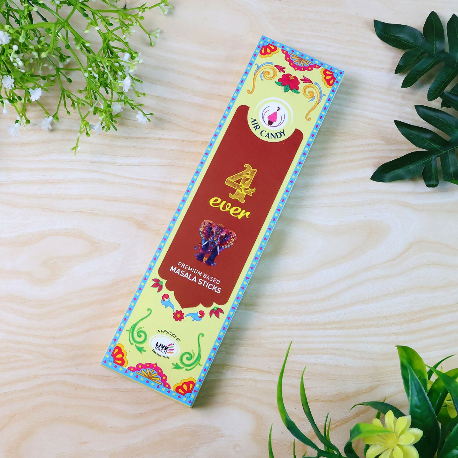 Air Candy 4ever Premium Masala Incense Sticks – Long-Lasting Fragrance for Meditation, Prayer & Home Ambience (Pack of 10 Sticks)