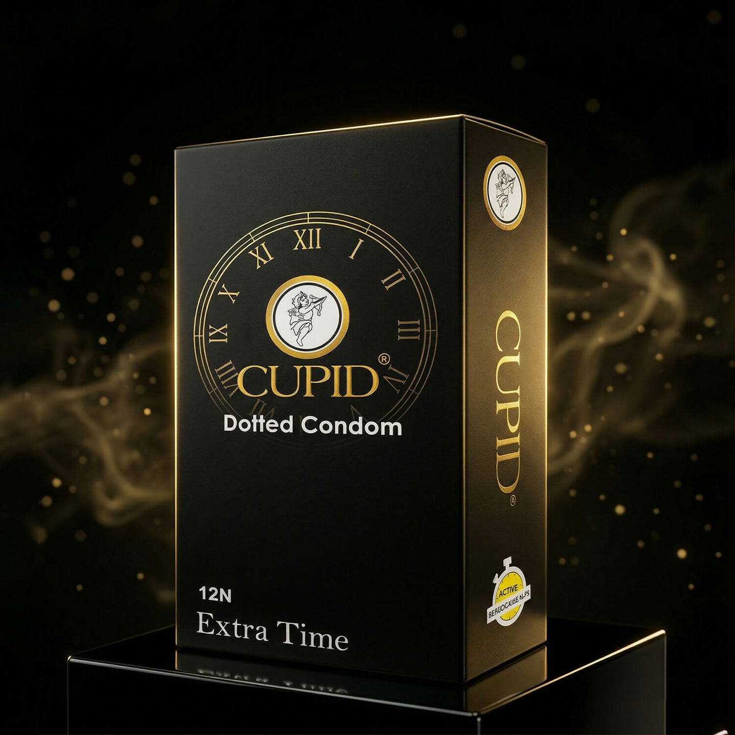 Cupid Extra Time Dotted Condoms with long-lasting protection and latex material