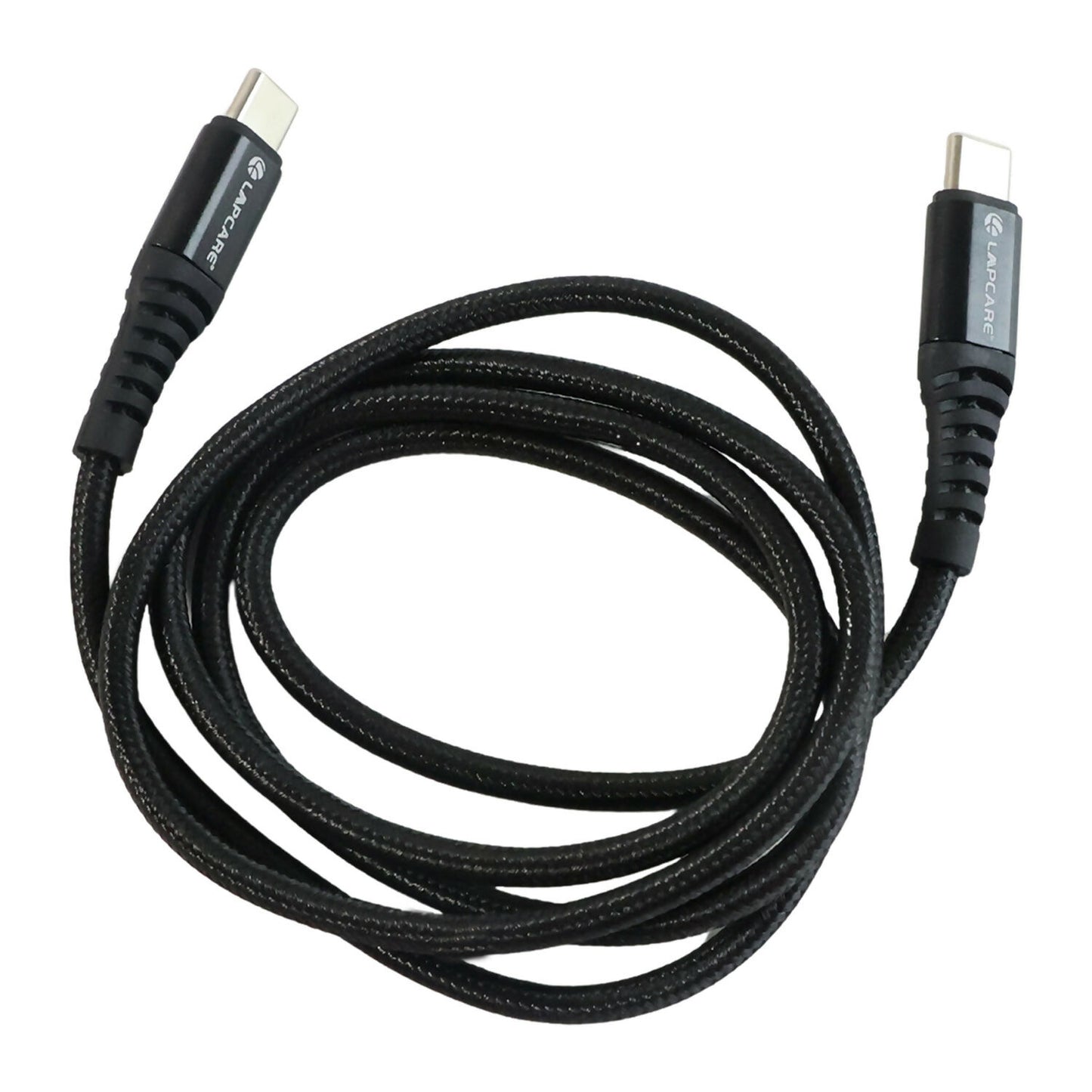 Lapcare Hook USB Type-C to Type-C Braided Fast Charging Cable with 240W Output