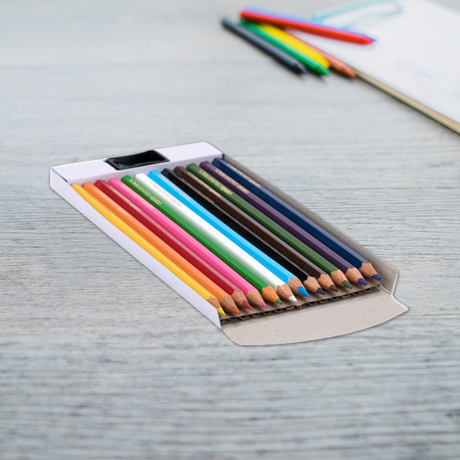 Camlin Colour Pencils – 12 Long Vibrant Shades (With Free Sharpener, Ideal for Drawing & Sketching)