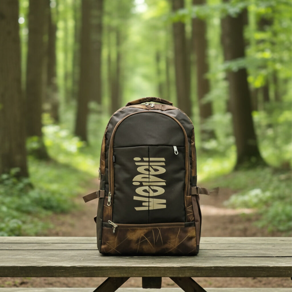Weideli Trekking Backpack | Durable Travel & Trekking Bag for Men & Women | Lightweight Outdoor Backpack with Multiple Compartments (Multicolor)