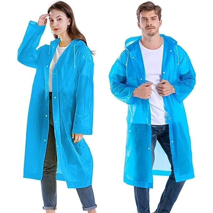 Portable EVA raincoat for adults and kids