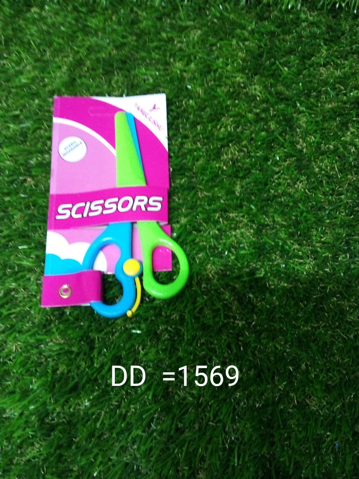 बच्चों के हस्तनिर्मित प्लास्टिक सुरक्षा कैंची सुरक्षा कैंची