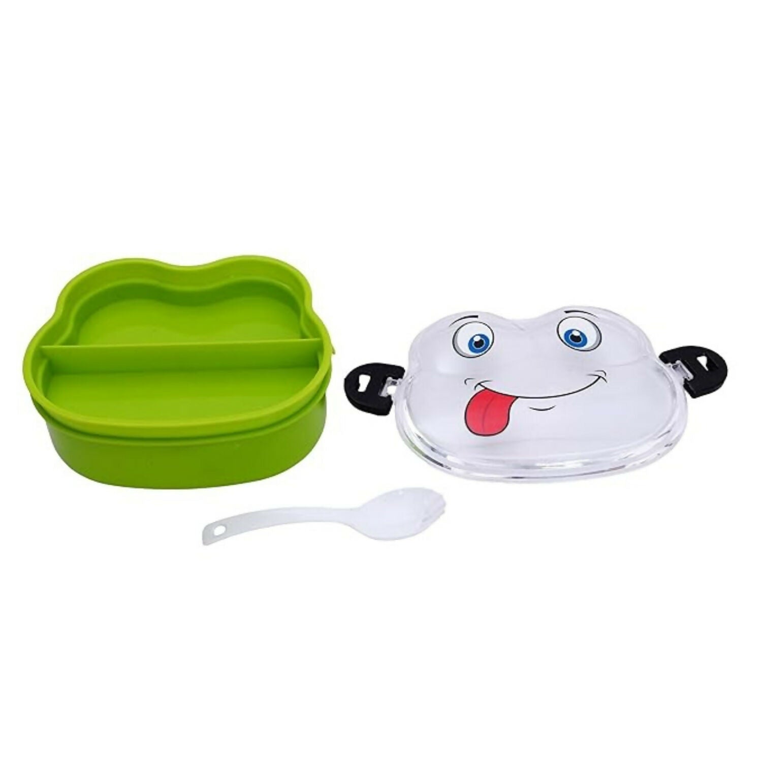 Froggy Shaped Double Layer Lunch Box for Kids