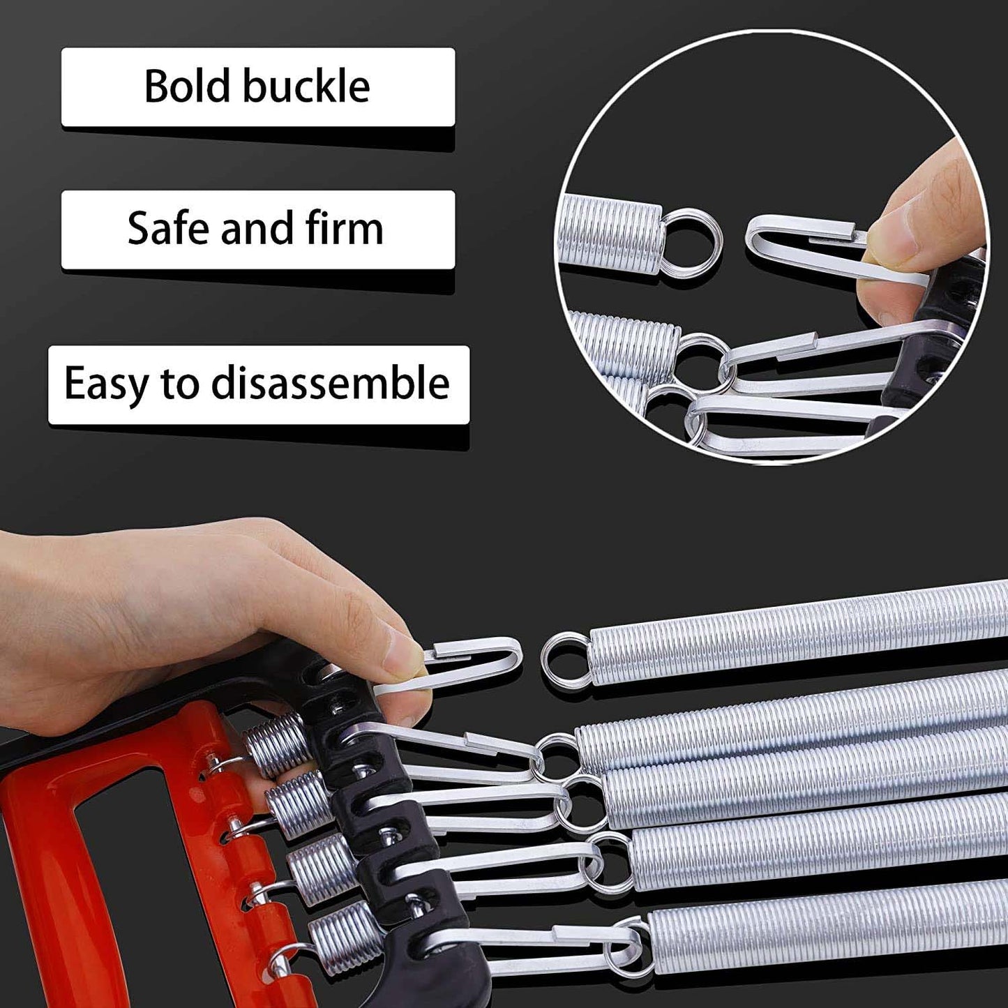 5-Spring Chest Expander for Home Workout