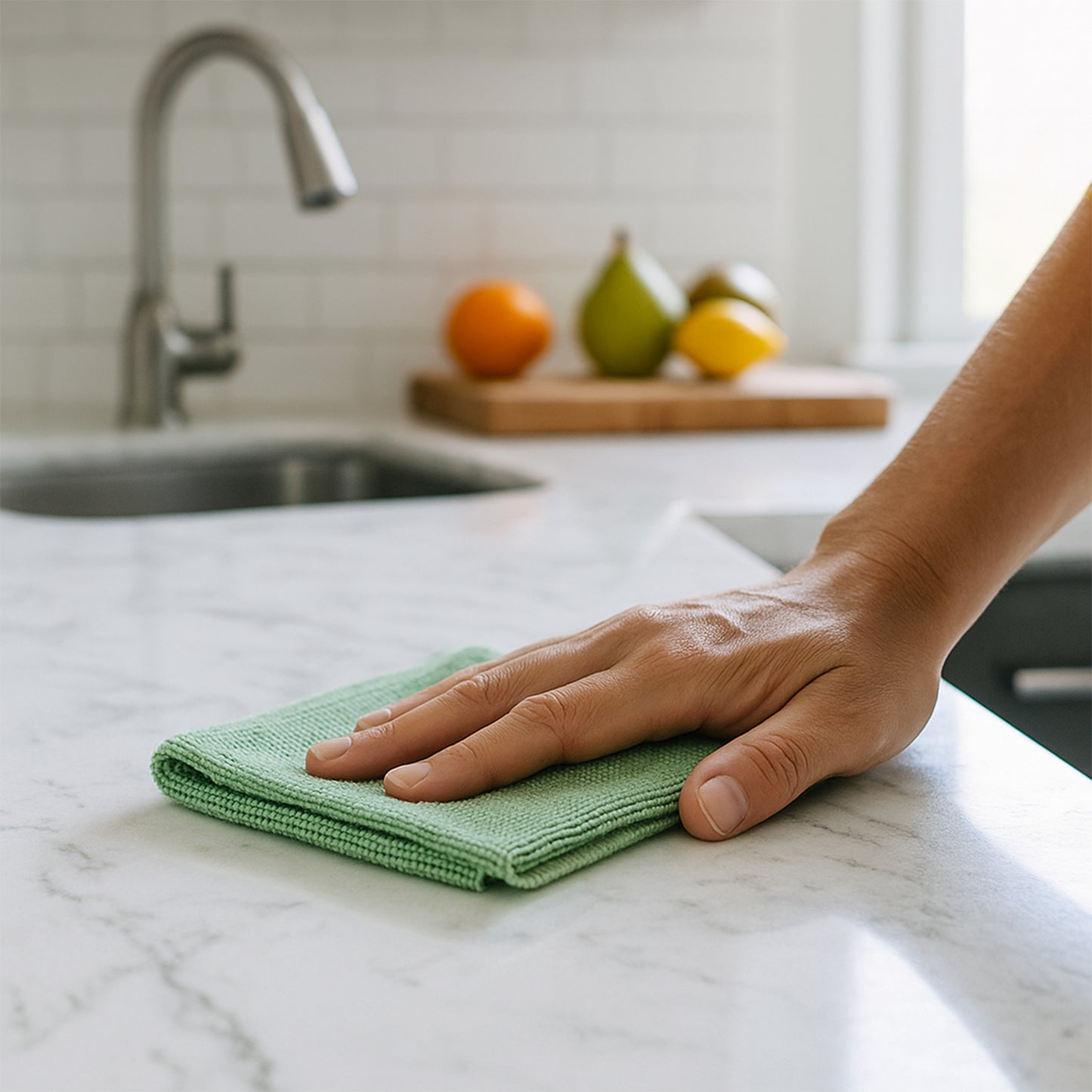 Multipurpose Microfiber Cleaning Cloth - (20x20cm / 1 Pc)
