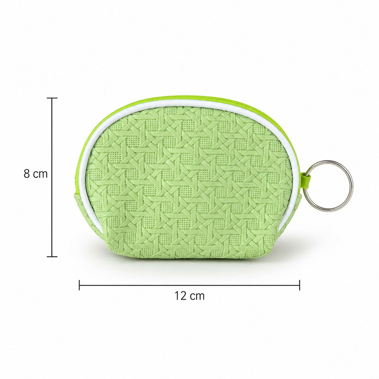 Textured coin pouch front view