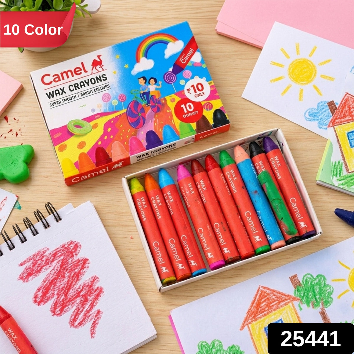 Ten Shade Crayon Set