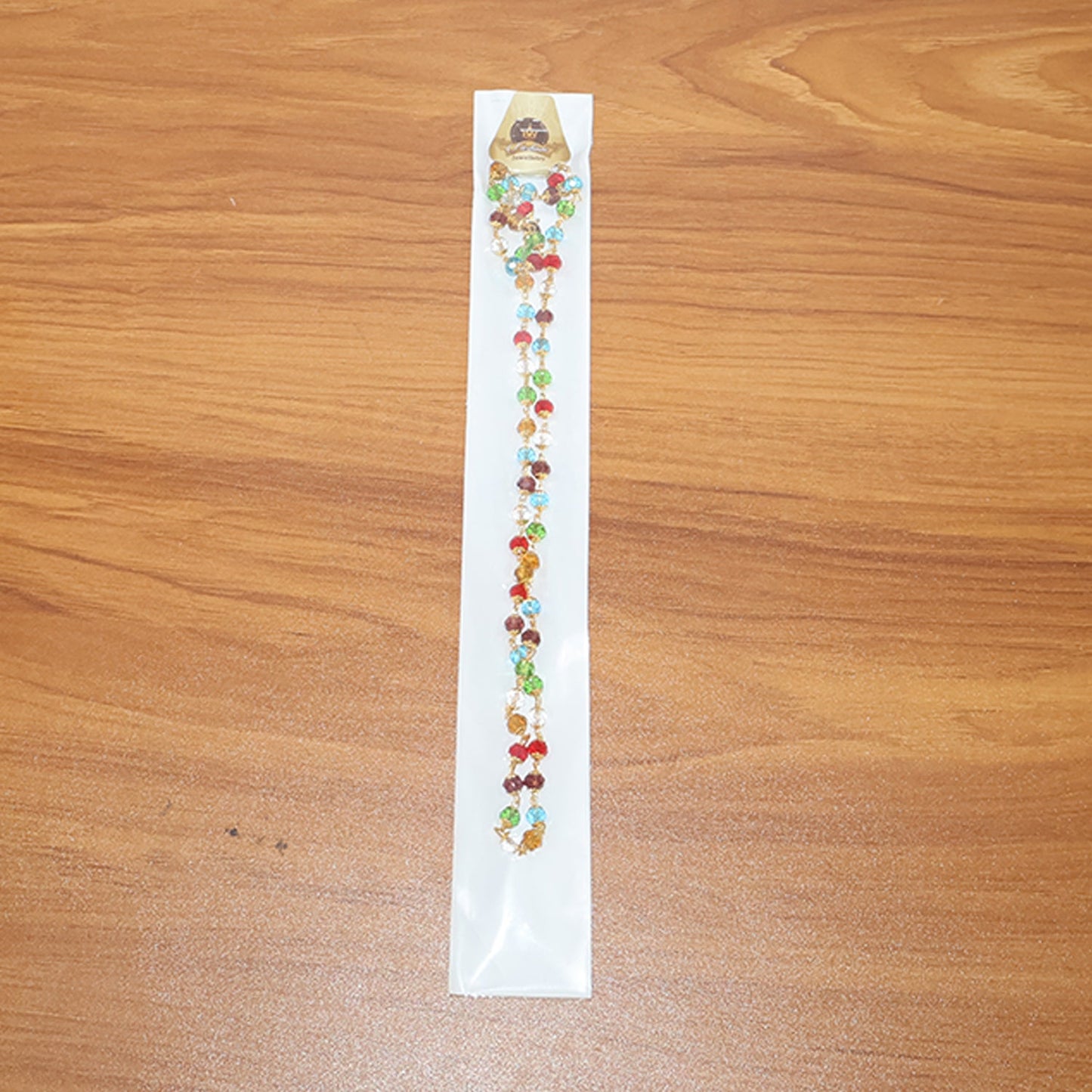 Multicolour Crystal Beaded Necklace – Elegant Lightweight Jewelry