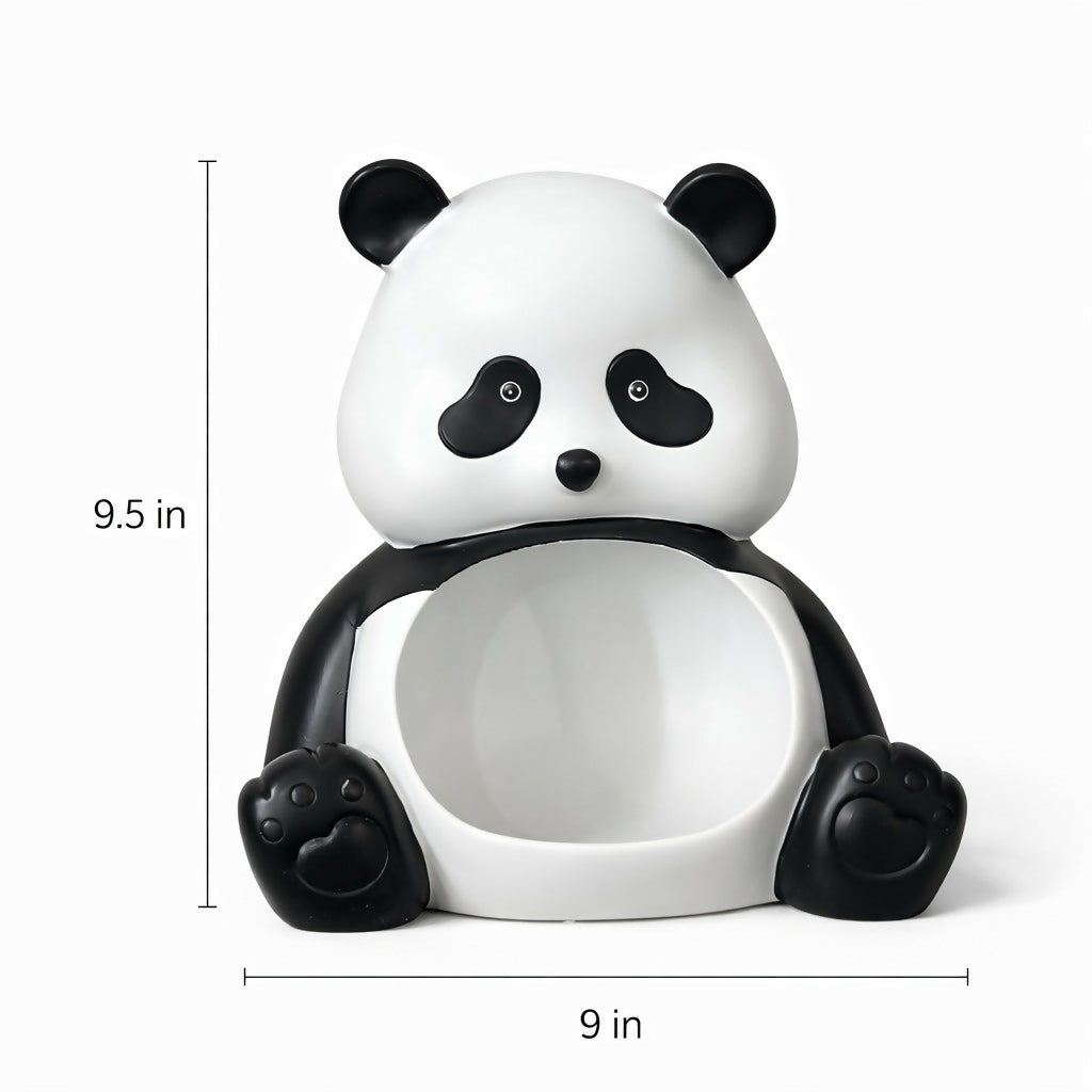 Panda Storage Organizer Box Cute Desk and Toy Holder for Kids Room